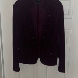 Lane Bryant Deep Purple Blazer